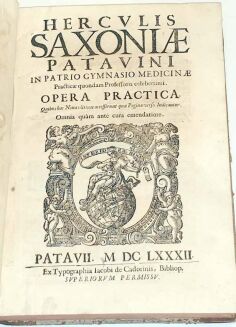 HERCULIS SAXONIAE - MEDICINAE wyd. 1682 Polonik, Akademia Zamojska, kołtun polski - 2