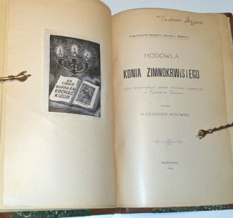 NITKOWSKI - HODOWLA KONIA ZIMNOKRWISTEGO wyd. 1904r. ilustracje - 3