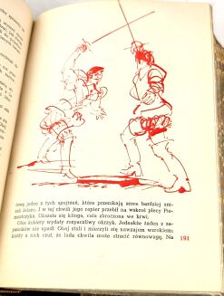 DUMAS - DZIEŁA. Trylogia TRZEJ MUSZKIETEROWIE, HRABIA MONTE CHRISTO, KRÓLOWA MARGOT wyd. 1956-7 ilustracje - 6