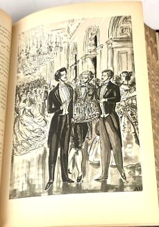 DUMAS - DZIEŁA. Trylogia TRZEJ MUSZKIETEROWIE, HRABIA MONTE CHRISTO, KRÓLOWA MARGOT wyd. 1956-7 ilustracje - 24