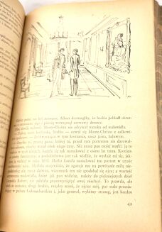 DUMAS - DZIEŁA. Trylogia TRZEJ MUSZKIETEROWIE, HRABIA MONTE CHRISTO, KRÓLOWA MARGOT wyd. 1956-7 ilustracje - 28