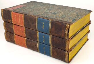 POUGET- NAUKI KATOLICKIE t.1-3 1830 oprawa - 2