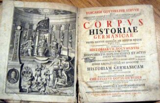STRUVII- CORPUS HISTORIAE GERMANICAE wyd.1753r. TABLICE - 2