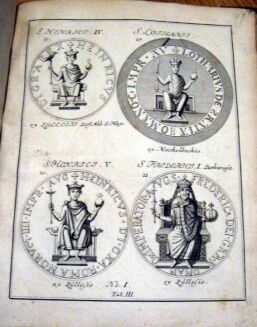 STRUVII- CORPUS HISTORIAE GERMANICAE wyd.1753r. TABLICE - 8