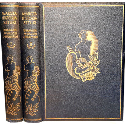 HAMANN- HISTORJA SZTUKI t.1-2 wyd. 1934r. 
