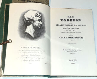MICKIEWICZ- PAN TADEUSZ 1834 pierwodruk [reprint] - 2