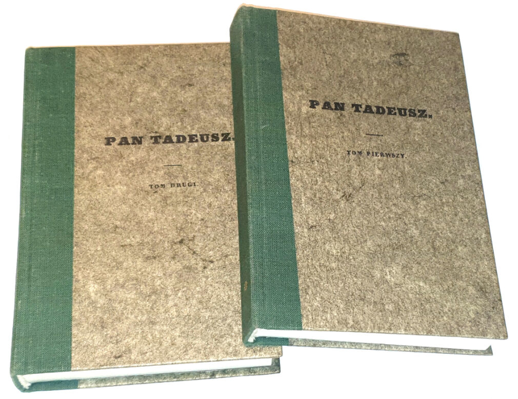 MICKIEWICZ- PAN TADEUSZ 1834 pierwodruk [reprint]