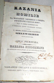 SZELEWSKI- KAZANIA I HOMILIE wyd. 1837-1839  - 3