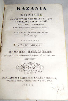 SZELEWSKI- KAZANIA I HOMILIE wyd. 1837-1839  - 4