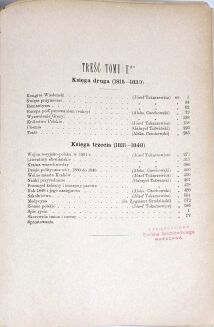 CZECHOWSKI - HISTORYA XIX STULECIA. Dzieje polityki, literatury, sztuki, nauki, przemysłu itp. T. 1-3 [komplet w 3 wol.], dekoracyjny półskórek - 13