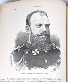 CZECHOWSKI - HISTORYA XIX STULECIA. Dzieje polityki, literatury, sztuki, nauki, przemysłu itp. T. 1-3 [komplet w 3 wol.], dekoracyjny półskórek - 22