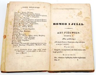 [SHAKESPEARE, MICKIEWICZ - ROMEO I JULIA] KORSAK- NOWE POEZYE Wilno 1840 - 5