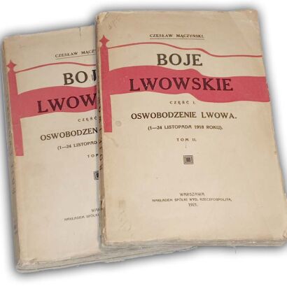 MĄCZYŃSKI- BOJE LWOWSKIE T.1-2 wyd.1921r.