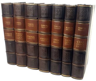 PROUST- W POSZUKIWANIU STRACONEGO CZASU t. 1-7 (komplet). Wyd.1 kompletne. - 2