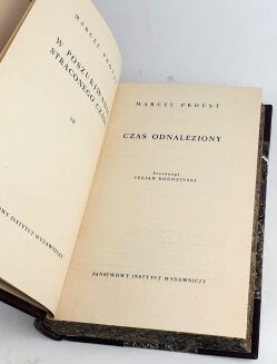 PROUST- W POSZUKIWANIU STRACONEGO CZASU t. 1-7 (komplet). Wyd.1 kompletne. - 5
