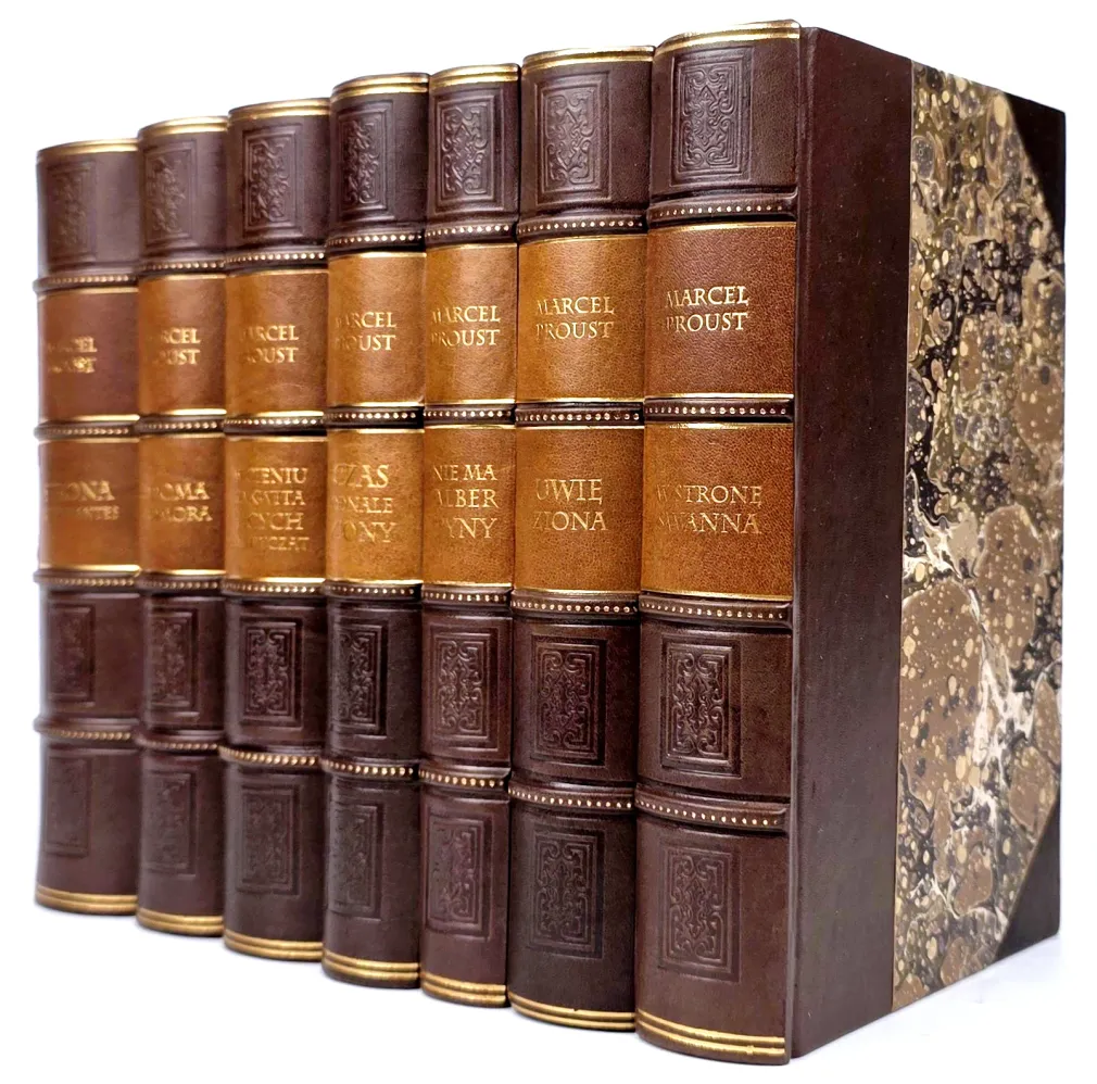 PROUST- W POSZUKIWANIU STRACONEGO CZASU / IN SEARCH OF LOST TIME vol. 1-7 (complete set). 1st ed. complete.