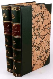 SCHILLER- DZIEŁA POETYCZNE I DRAMATYCZNE [1906] 6t. w 2 wol., luksusowy półskórek - 2