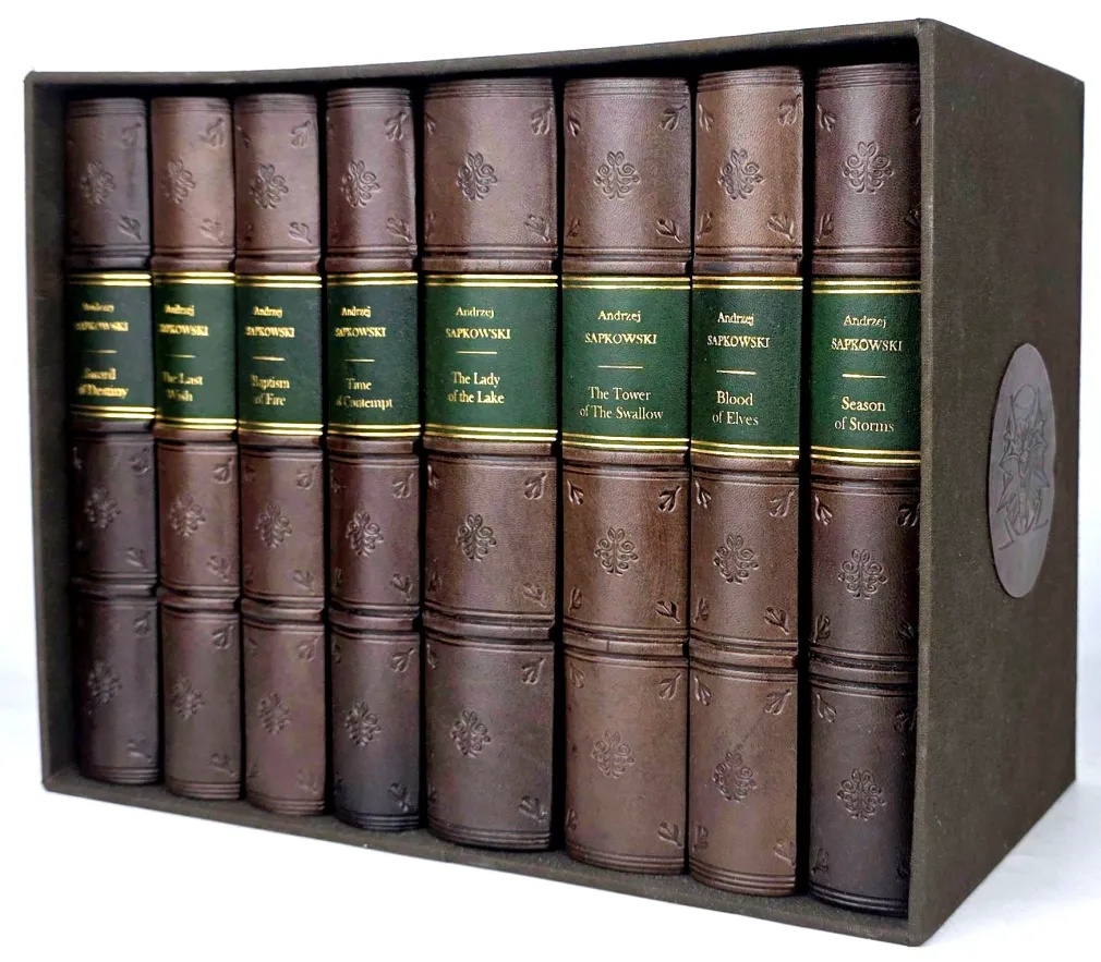 Andrzej Sapkowski - The Witcher Complete Series, Leather Binding