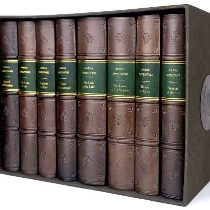Andrzej Sapkowski - The Witcher Complete Series, Leather Binding