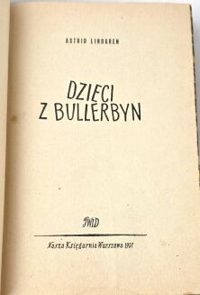 LINDGREN- DZIECI Z BULLERBYN wyd.1 - 8