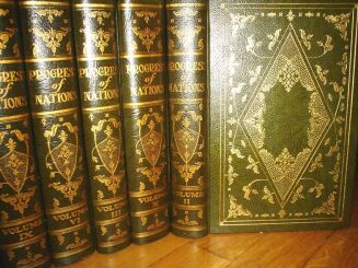 PROGRESS OF NATIONS [Historia narodów] TOM I-X [komplet] OPRAWA ryciny - 25