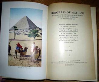 PROGRESS OF NATIONS [Historia narodów] TOM I-X [komplet] OPRAWA ryciny - 4