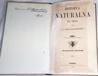 SZAFARKIEWICZ - HISTORYA NATURALNA wyd. 1864 ryciny - 2