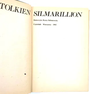 TOLKIEN- DZIEŁA: HOBBIT. WŁADCA PIERŚCIENI. SILMARILLION tł. Skibniewska - 9