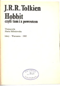 TOLKIEN- DZIEŁA: HOBBIT. WŁADCA PIERŚCIENI. SILMARILLION tł. Skibniewska - 11