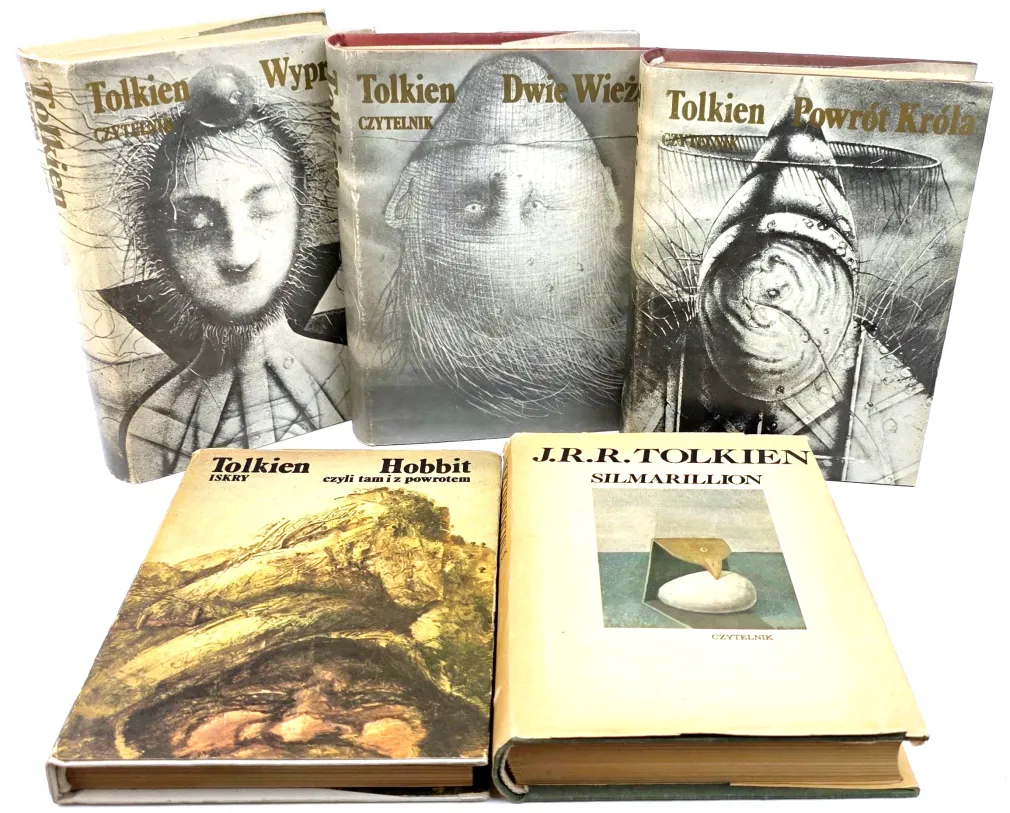 TOLKIEN- DZIEŁA: HOBBIT. WŁADCA PIERŚCIENI. SILMARILLION tł. Skibniewska