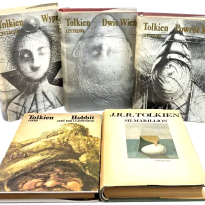 TOLKIEN- DZIEŁA: HOBBIT. WŁADCA PIERŚCIENI. SILMARILLION tł. Skibniewska
