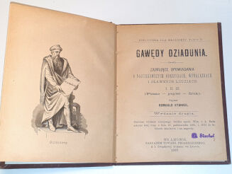 STARKEL- GAWĘDY DZIADUNIA wyd. 1886 - 2