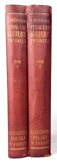 BRUCKNER - TYSIĄC LAT KULTURY POLSKIEJ tom I-II [komplet w 2 wol.] - 2