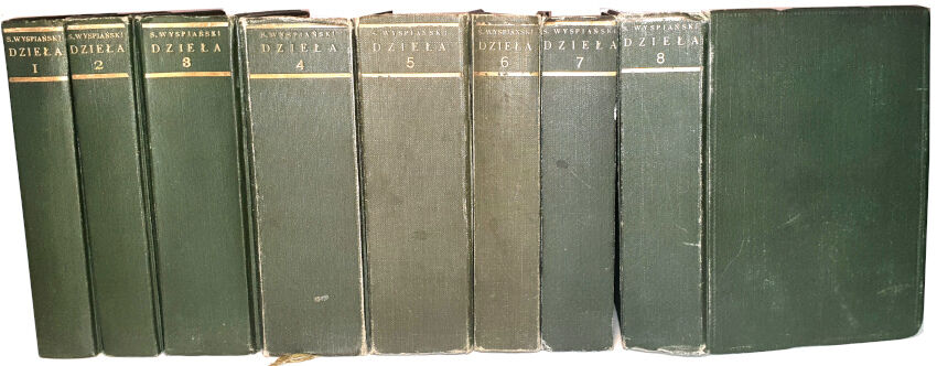 WYSPIAŃSKI- DZIEŁA ZBIOROWE wyd.I z 1924r. komplet