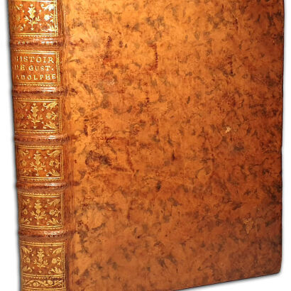 ARCHENHOLZ, MAUVILLON - HISTOIRE DE GUSTAVE-ADOLPHE, ROI DE SUEDE wyd.1764 plany, mapy POLONICA