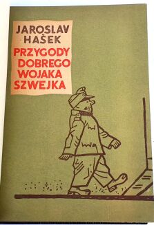 HASEK- PRZYGODY DOBREGO WOJAKA SZWEJKA wyd.1955 Tom I-IV [komplet w 2 wol.] skóra - 4