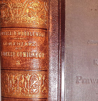 WRÓBLEWSKI- KOMENTARZ DO §§ 531-824 AUSTRYACKIEGO KODEKSU CYWILNEGO (PRAWO SPADKOWE).  Kraków 1904.OPRAWA ROBERT JAHODA - 2