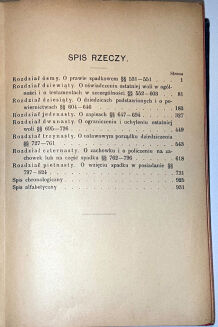 WRÓBLEWSKI- KOMENTARZ DO §§ 531-824 AUSTRYACKIEGO KODEKSU CYWILNEGO (PRAWO SPADKOWE).  Kraków 1904.OPRAWA ROBERT JAHODA - 7