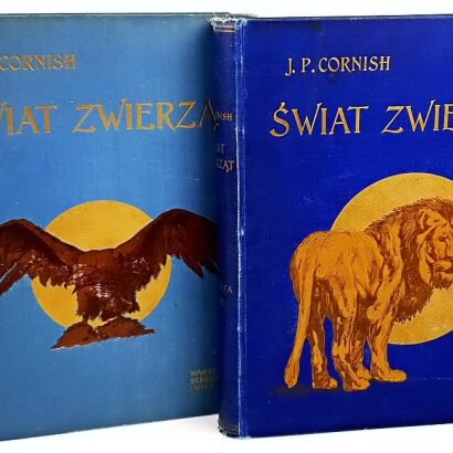 CORNISCH- ŚWIAT ZWIERZĄT Tom I-II setki ilustracji OPRAWA PUGET 