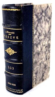 SŁOWACKI - POEZYE t.1-3 [komplet w 1 wol.] Paryż 1832, pierwodruki - 2