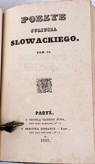 SŁOWACKI - POEZYE t.1-3 [komplet w 1 wol.] Paryż 1832, pierwodruki - 8