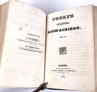 SŁOWACKI - POEZYE t.1-3 [komplet w 1 wol.] Paryż 1832, pierwodruki - 9