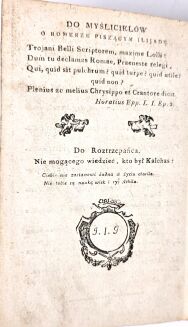 HOMER - ILIADA/ ILIJADA HOMEROWSKA t. I-III [komplet w 3 wol.]. Pierwsze pełne polskie wydanie! - 8