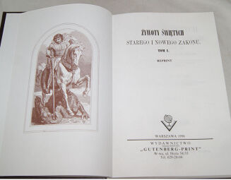 SKARGA - ŻYWOTY ŚWIĘTYCH STAREGO I NOWEGO ZAKONU 1-2 wyd.1862r. - 5