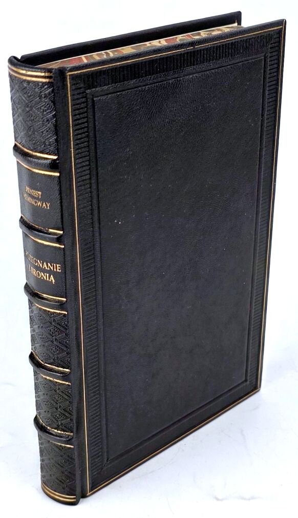 HEMINGWAY - POŻEGNANIE Z BRONIĄ wyd.1, 1957, skóra