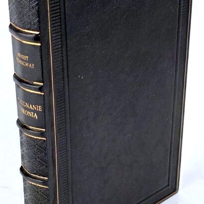 HEMINGWAY - POŻEGNANIE Z BRONIĄ wyd.1, 1957, skóra