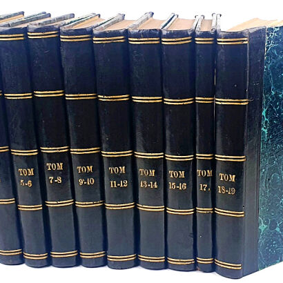 HERGENROTHER- HISTORYA POWSZECHNA KOŚCIOŁA KATOLICKIEGO t. I-XIX oprawa