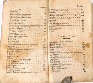 SZCZEPAŃSKI - CO DZISIAY GOTOWAĆ CZYLI SPOSÓB SPORZĄDZENIA SMAKOWITYCH POTRAW Z MIĘSIWA, RYB, IARZYNY I CIASTA, PRZYPRAWIANIA ROZMAITÉY PODLEWY, CZYLI SOSÓW, TUDZIEŻ ROBIENIA PRZEDNICH GALARET, TORTÓW I PASZTETÓW. Lwów 1822 - 8