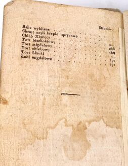 SZCZEPAŃSKI - CO DZISIAY GOTOWAĆ CZYLI SPOSÓB SPORZĄDZENIA SMAKOWITYCH POTRAW Z MIĘSIWA, RYB, IARZYNY I CIASTA, PRZYPRAWIANIA ROZMAITÉY PODLEWY, CZYLI SOSÓW, TUDZIEŻ ROBIENIA PRZEDNICH GALARET, TORTÓW I PASZTETÓW. Lwów 1822 - 10