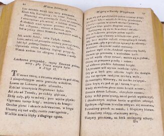 WYBÓR RÓŻNYCH GATUNKÓW POEZYI Z RYMOTWORCOW POLSKICH  dla użytku młodzieży cz.1-3 1820. Oprawa. Seneka, Wolter, Racine, Homer, Wirgiliusz, Milton - 10
